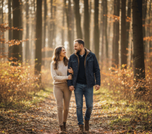 Przystań Dialogu - spacer w lesie