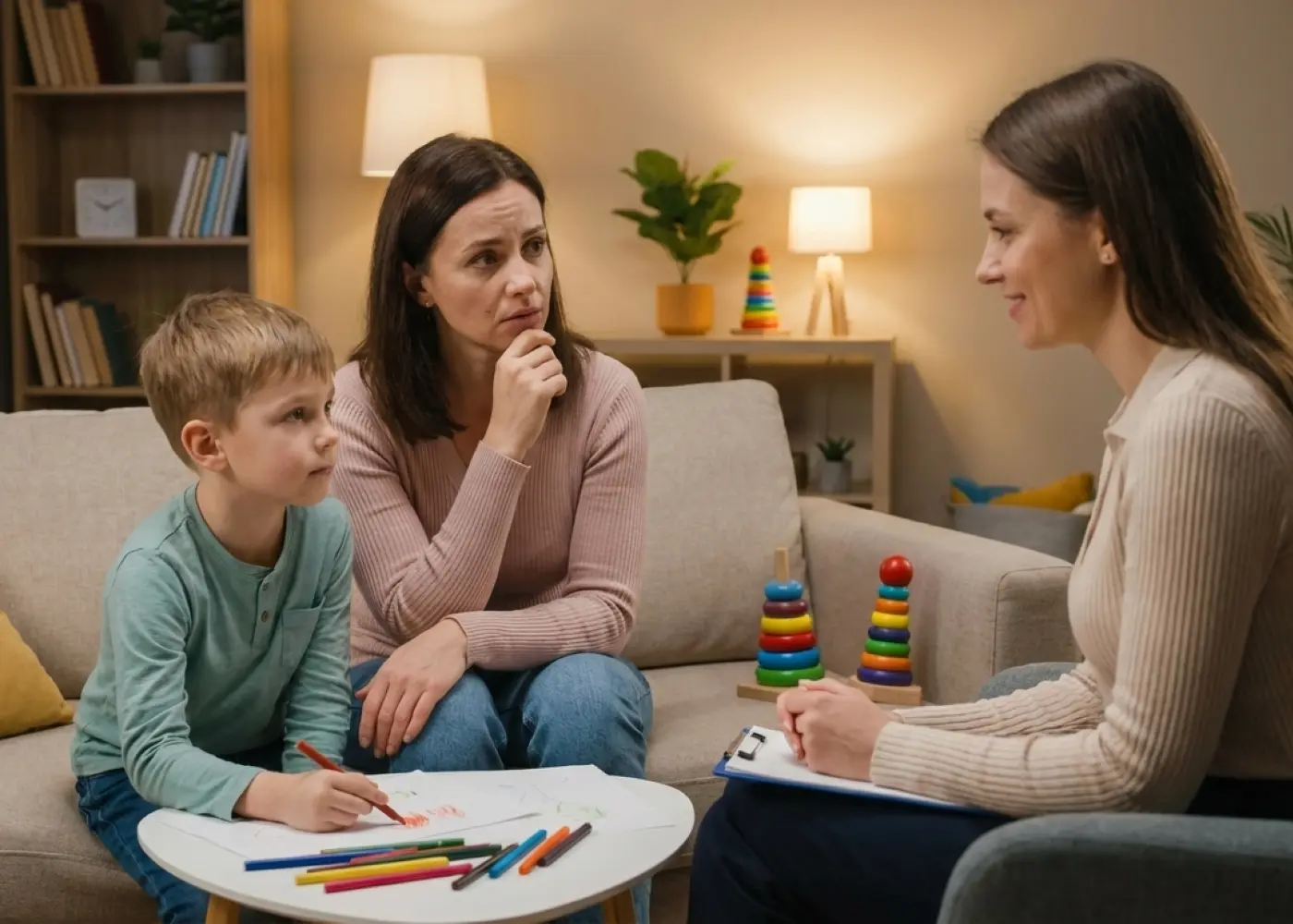 sesja u psychologa z dzieckiem